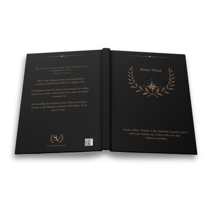 MARCUS AURELIUS JOURNAL - BLACK