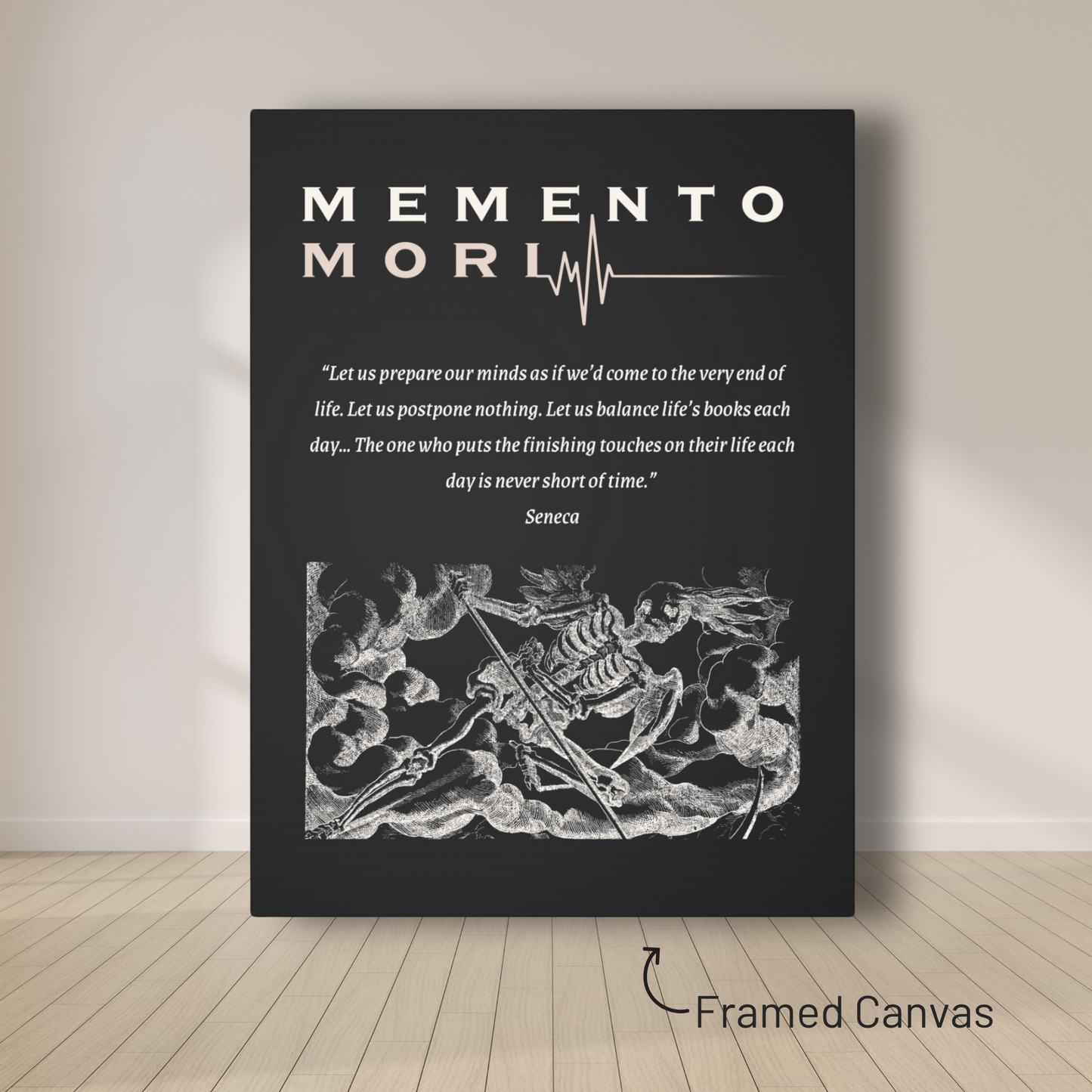 MEMENTO MORI - STOIC ART CANVAS