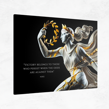 Nike stoic art canvas, side angle view