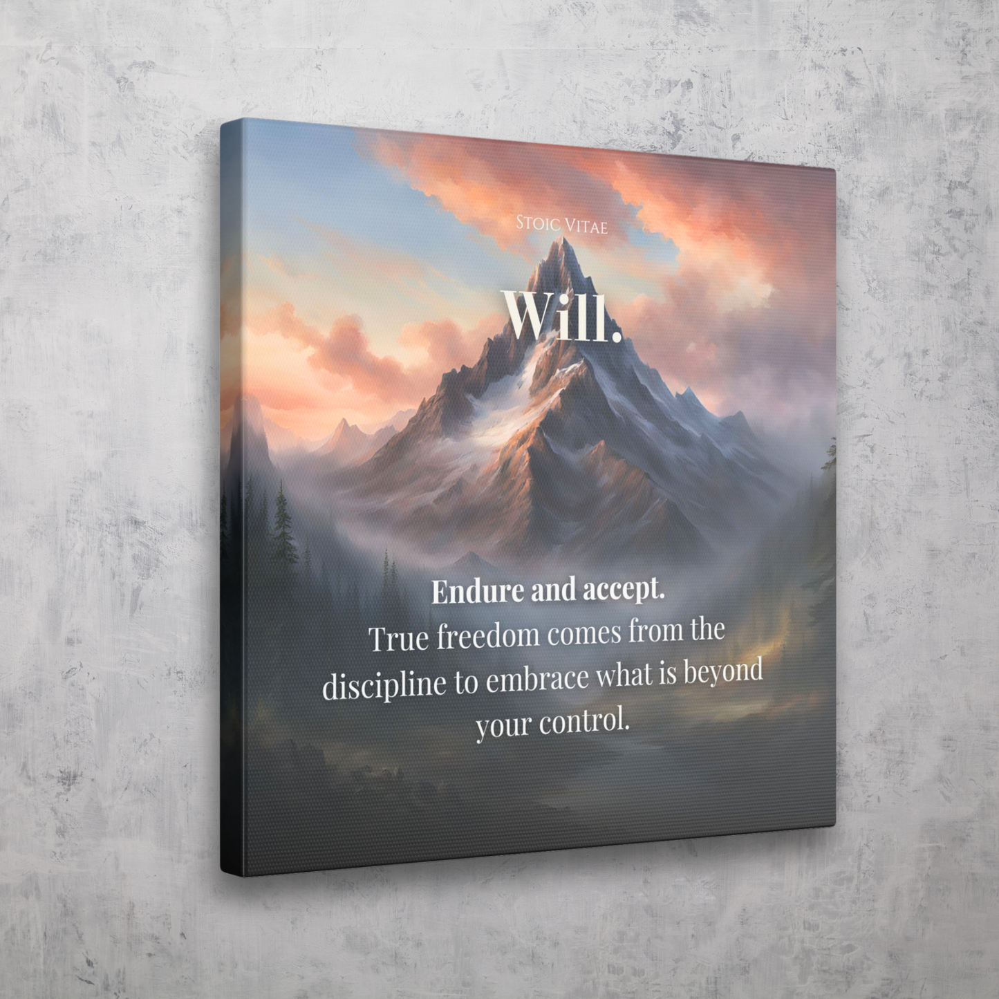 THE THREE DISCIPLINES OF STOICISM BUNDLE - STOIC ART CANVAS