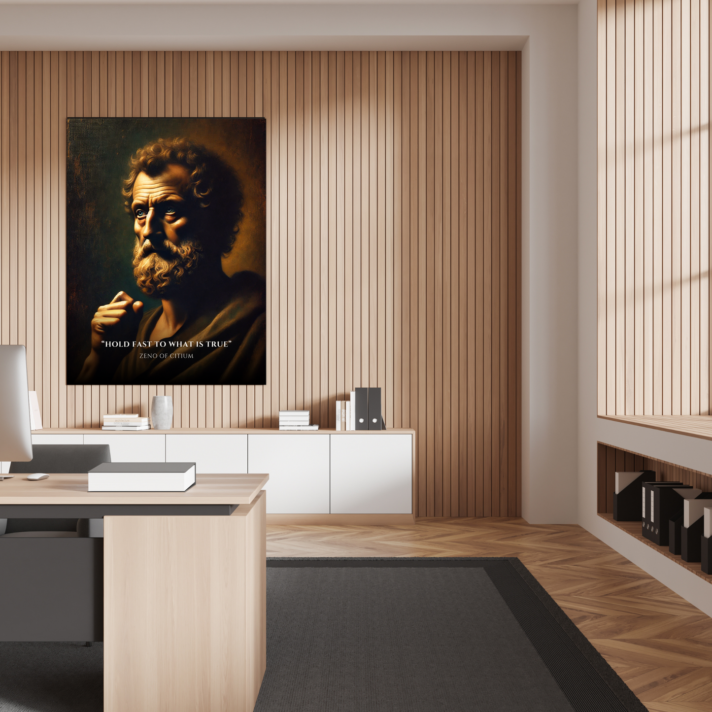 ZENO OF CITIUM PAINTING - STOIC ART