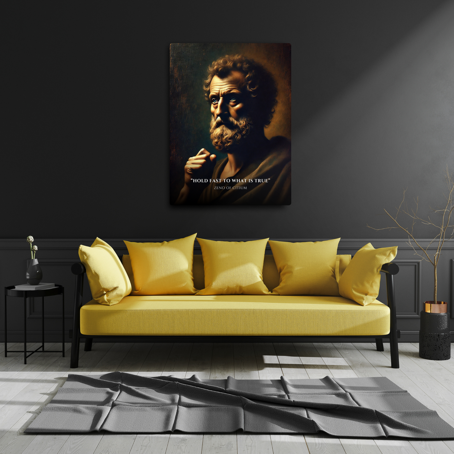 ZENO OF CITIUM PAINTING - STOIC ART