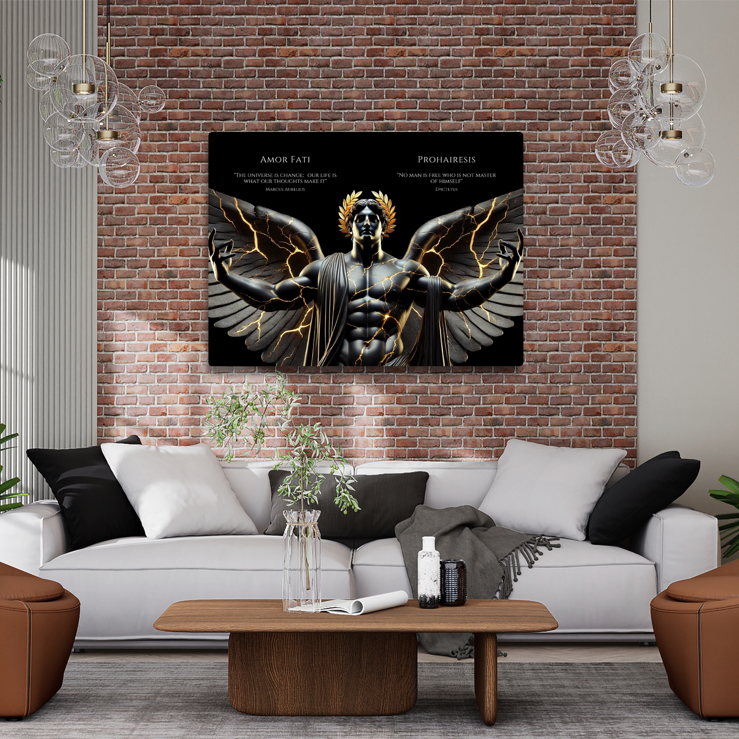 AMOR FATI / PROHAIRESIS - STOIC ART CANVAS